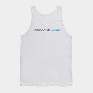 Soren Kierkegaard Johannes de Silentio Pseudonym Tank Top